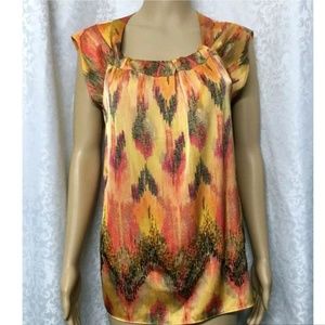 ❤️ 5/25 Ann Taylor blouse size 2 multicolor